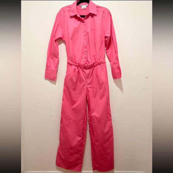 Zara Barbie Collection Vibrant Pink Jumpsuit Size XS - Picture 6 of 6